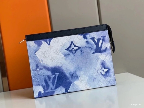 VUITTON VOYAGE LOUIS POCHETTE MM 1217